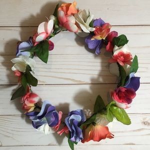 Flower floral crown headband